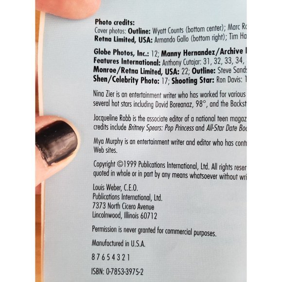 1999 Heart Charmers‎ Teen Book - Picture 5 of 5